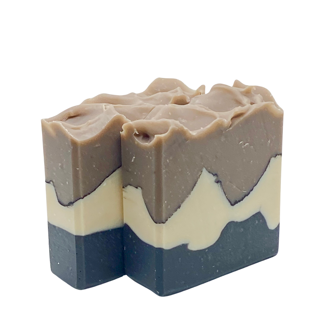 FRAKINCENSE & MYRRH VEGAN SOAP BAR W/ ACTIVATED CHARCOAL