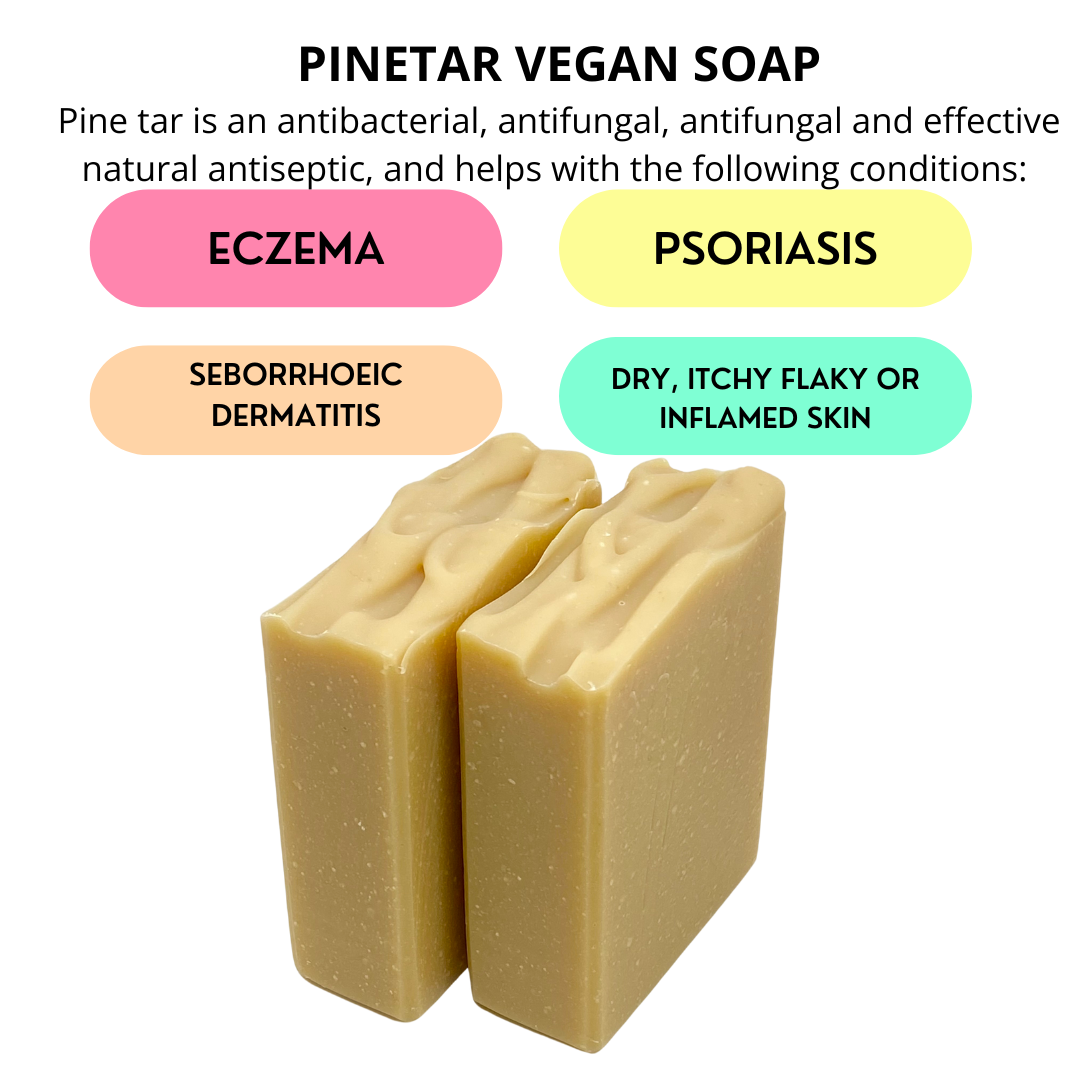 PINE TAR & LEMONGRASS VEGAN SOAP BAR