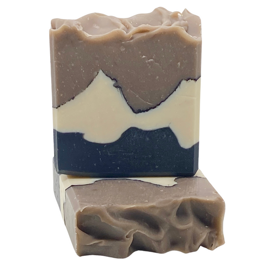 FRAKINCENSE & MYRRH VEGAN SOAP BAR  W/ ACTIVATED CHARCOAL