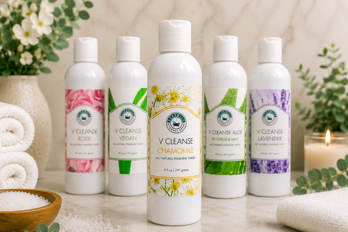 V CLEANSE CHAMOMILE ALL NATURAL FEMININE BODY/YONI WASH (UNSCENTED)