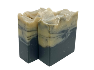 FRAKINCENSE & MYRRH VEGAN SOAP BAR  W/ ACTIVATED CHARCOAL