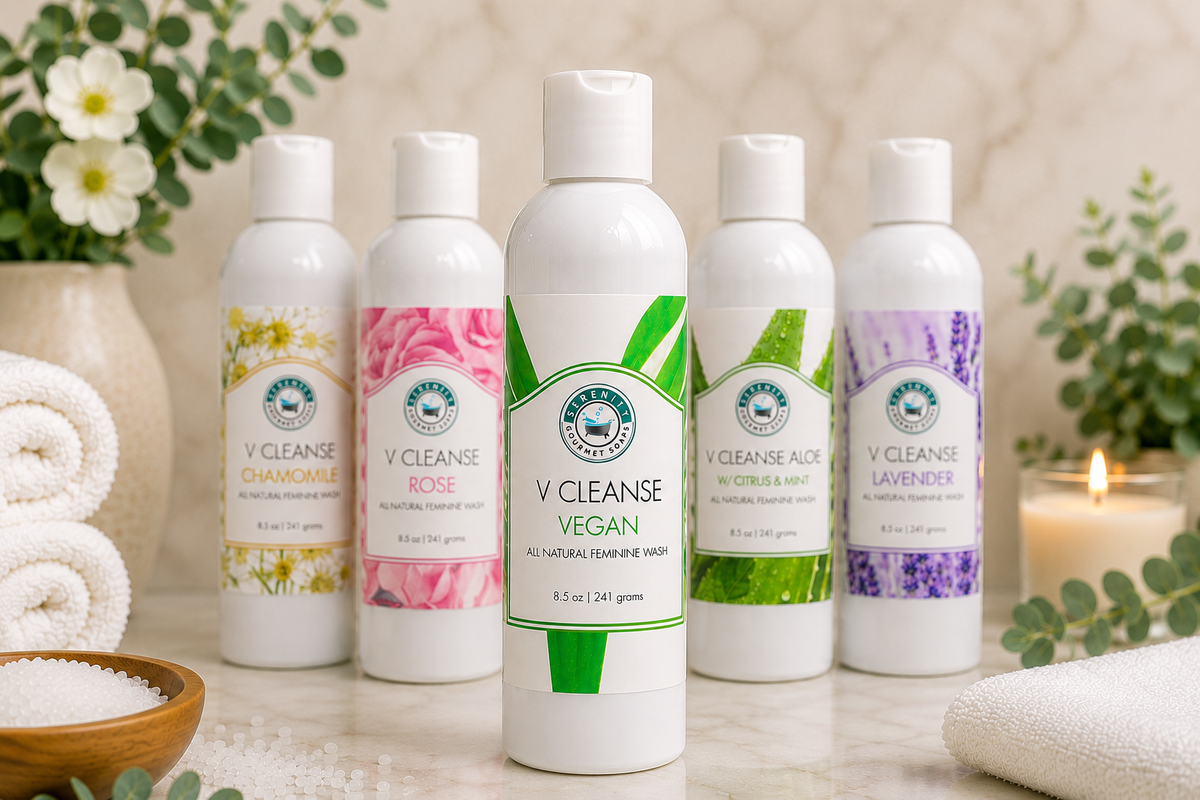 V CLEANSE VEGAN ALL NATURAL FEMININE BODY/YONI WASH (UNSCENTED)