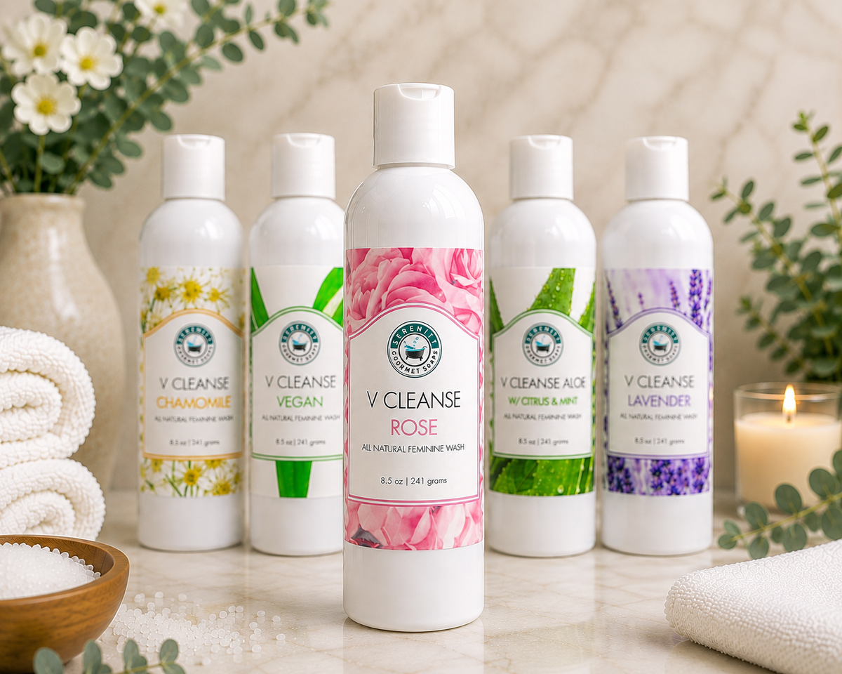 V CLEANSE ROSE LIQUID BODY/YONI WASH W/LAVENDER ESSENTIAL OIL