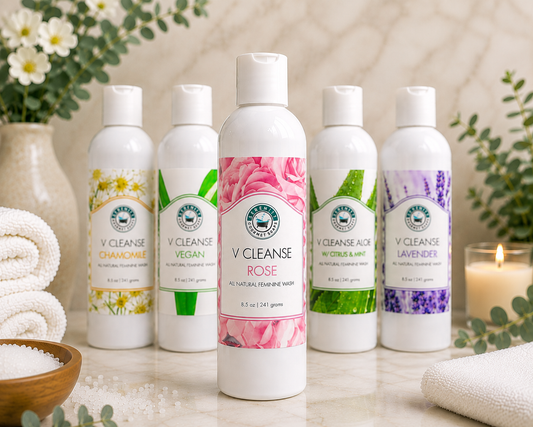 V CLEANSE ROSE LIQUID BODY/YONI WASH W/LAVENDER ESSENTIAL OIL