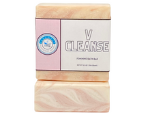 Load image into Gallery viewer, V CLEANSE ALL NATURAL FEMININE/YONI SOAP BAR W/APPLE CIDER VINIGER &amp; ROSE CLAY (UNSCENTED)
