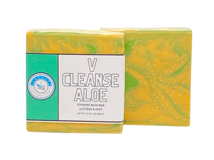 V CLEANSE ALOE ALL NATURAL FEMININE/YONI SOAP BAR W/CITRUS & MINT